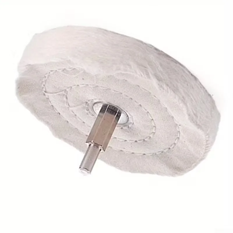 1Pc Cotton Cloth 4inch 100mm Polishing Wheel Polishing Pad Bore For Metal Jewelry Wood Grinding Buffing Polisher Accessories