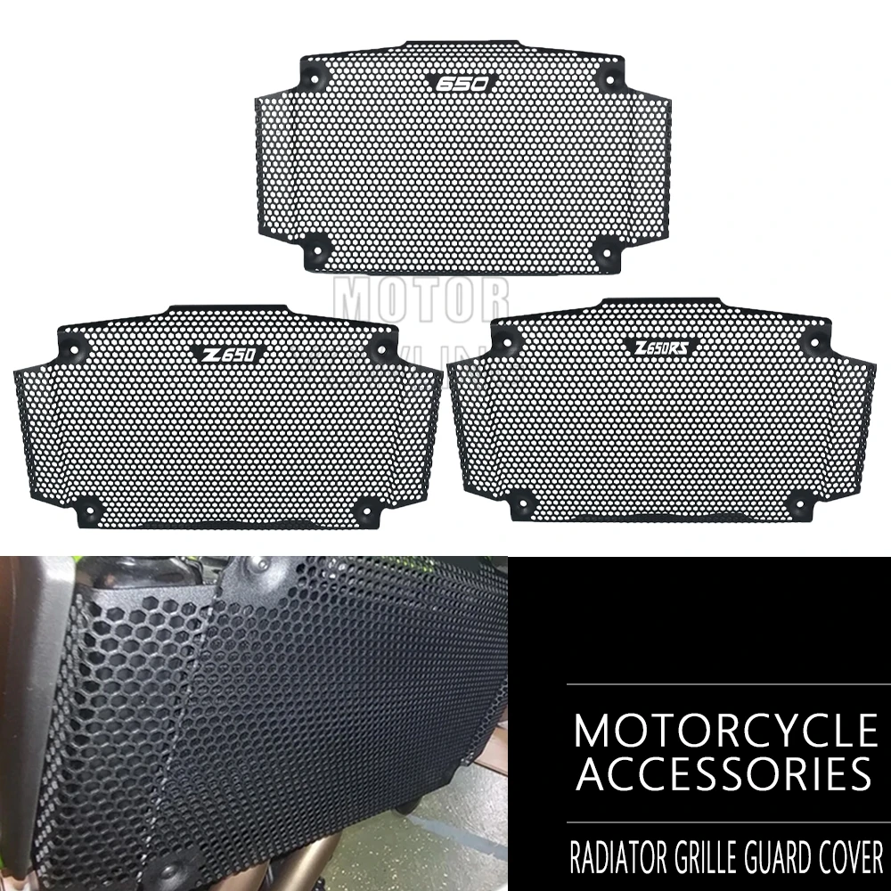 Motorcycle Radiator Grille Guard Cover Protection For Kawasaki Ninja 650 Urban Tourer Performance Z650 Z 650 RS Z650RS 2017-2025