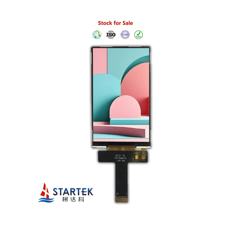 3.5 Inch 480x800 TFT LCD Display ST7701S Controller MIPI Interface Full Viewing Angle Vertical Orientation 420 Nits