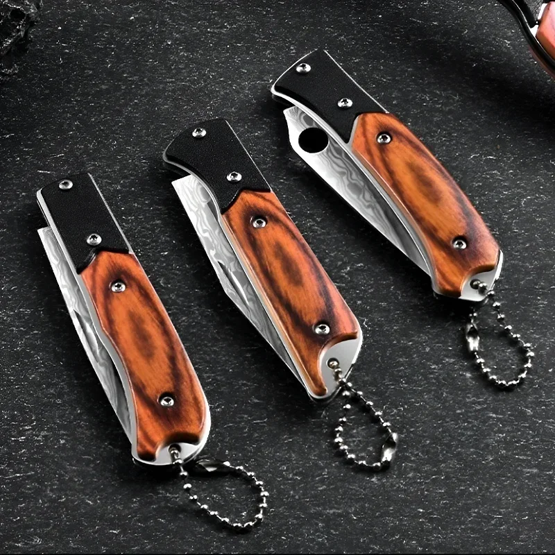 Exquisite outdoor folding knife,home portable fruit knife,sharp and high hardness pocket knife,barbecue knife,self-defense knife