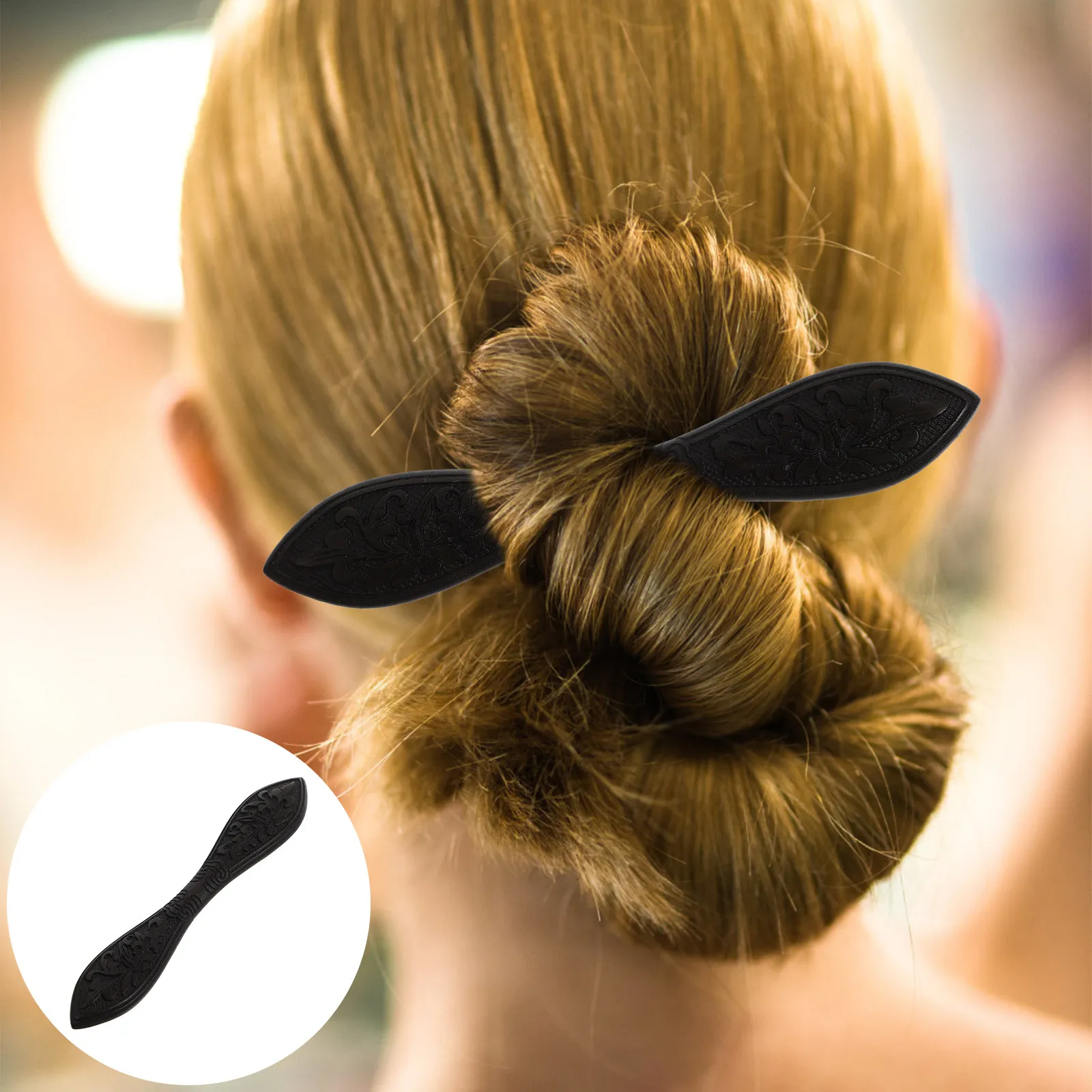 

Ретро-заколка для волос из сандалового дерева, деревянное украшение для волос для женщин, для повседневного ношения или в качестве подарка на особых случаях, мягкое, гладкое, для длительного использования, головной убор.