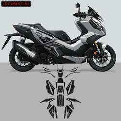 adv 350 accessories Motorcycle 3D Epoxy Sticker Protection Kit Tank Pad Anti Scratch Decal Non-slip For HONDA ADV350 2022 2023