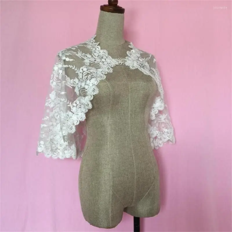 Women Wrap Jacket Appliques Lace Sleeveless Bride Jackets For Sleeveles Bridal Dress Wedding Accessories Custom Made