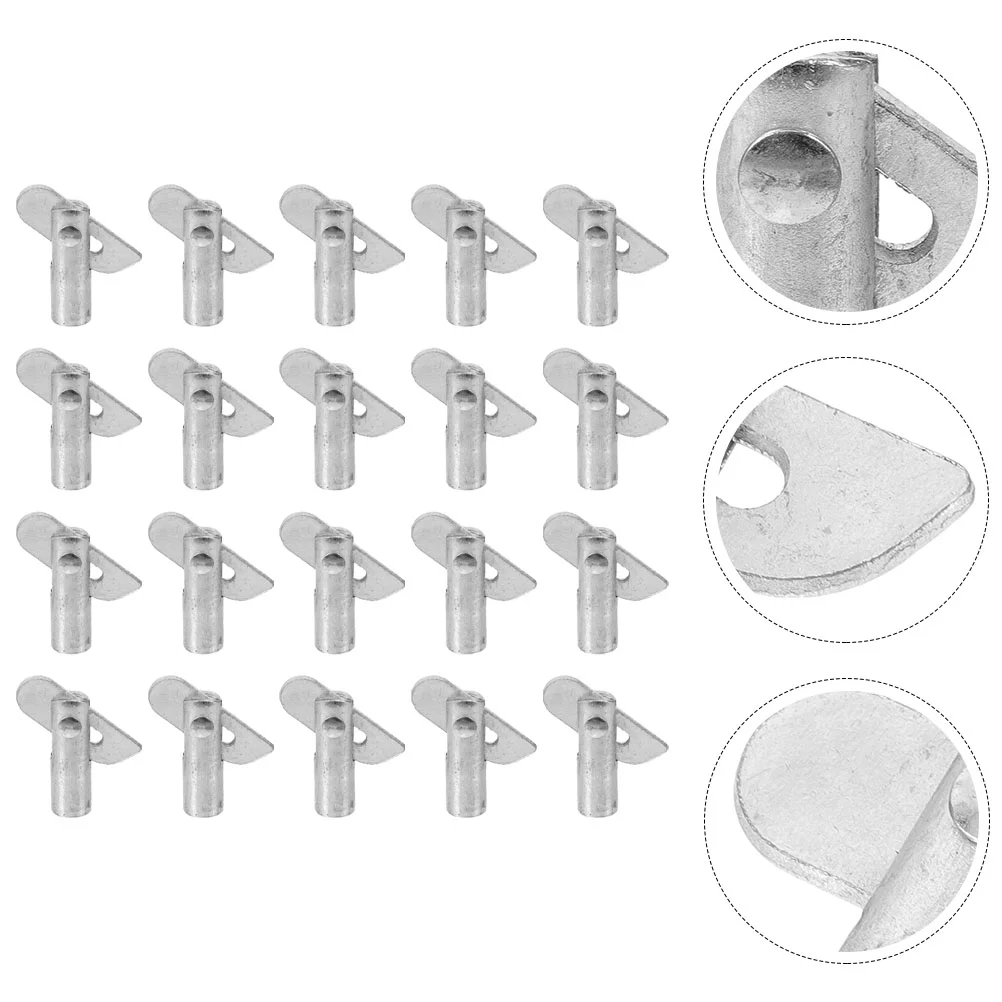 

20 Pcs Scaffolding Accessories Pins for Retainer Guardrail System Locking Detachable Silver Safety