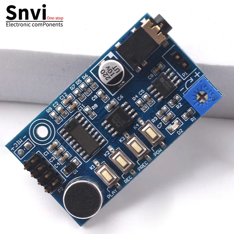 وحدة تسجيل وصوت SR1 - مضخم صوت مدمج ومكبر صوت ومكبر صوت مكبر صوت، وحدة تشغيل تسجيل ISD1820 خارجية #3