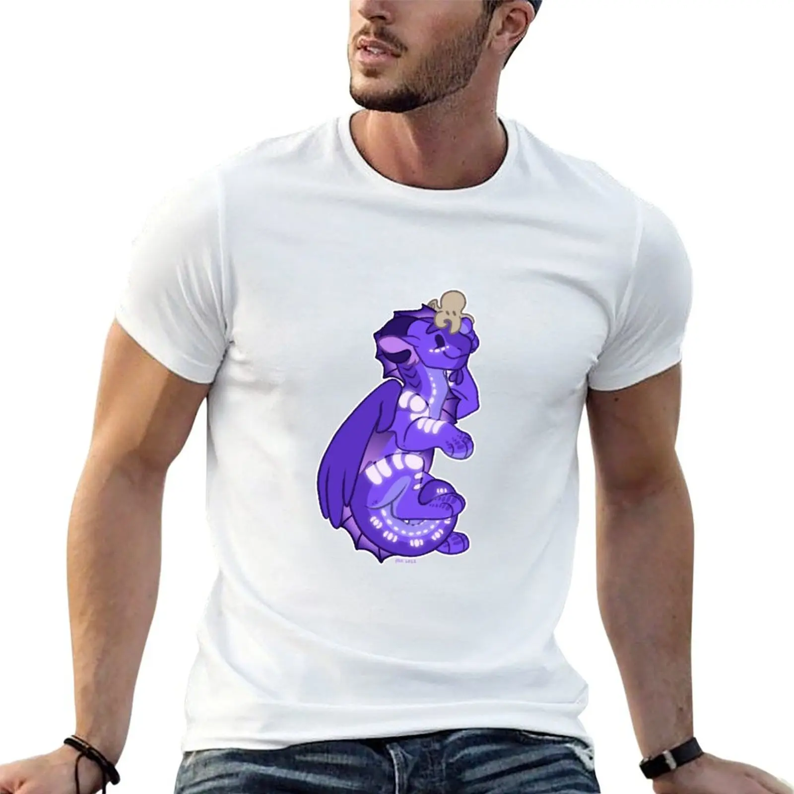 Indigo and Blob - WOF Wings of Fire T-Shirt Retro Style Print Casual Top