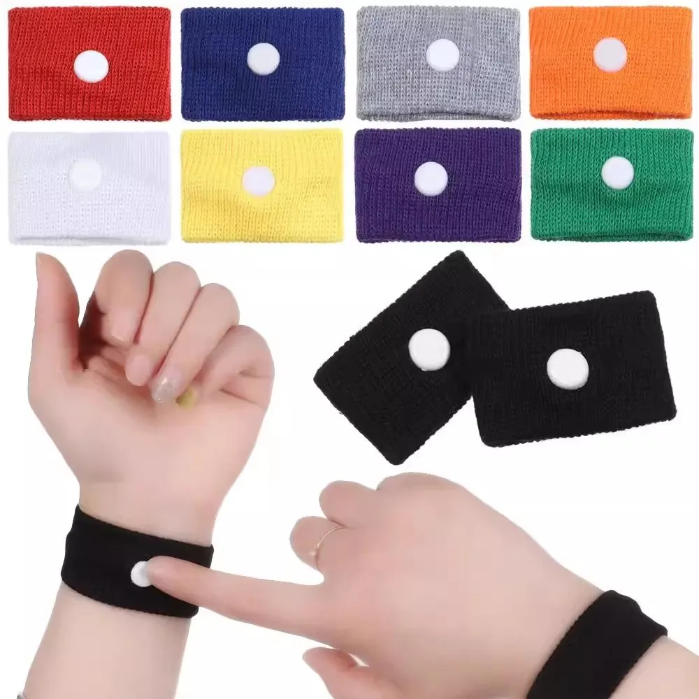 3pairs Sports Safety Wristbands Wrist Support Carsickness Seasick Anti Motion Sickness Wrist Bands Anti Nausea Wristbands