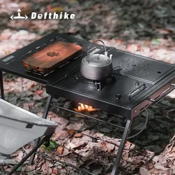 Defthike Outdoor Camping Command Master Series Aluminum Plate Table Tactical Table Portable Foldable Expansion Table