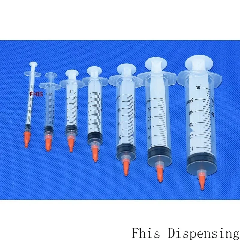 Wholesale Dispensing Syringes 1ml 3ml 5ml 10ml 20ml 30ml 50ml Plastic with Tip Red Cap Pack of 10