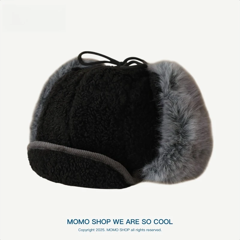 قبعة Lei Feng سميكة مضادة للبرد لركوب الدراجات في الخريف والشتاء لحماية الأذن وقبعات منفوخة دافئة للرجال والنساء #3