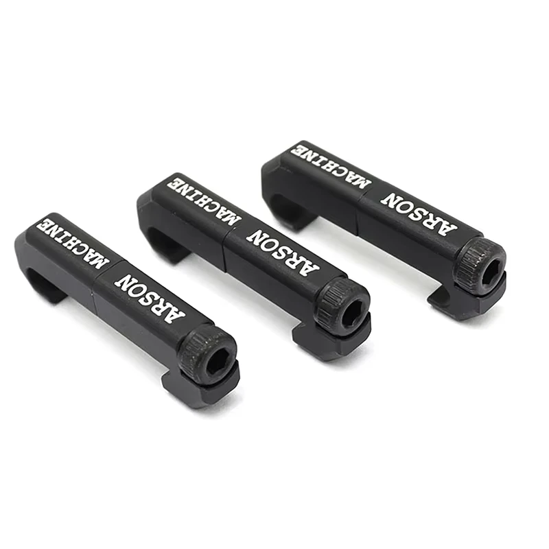 3PCS Set Cable Guide System Wire Management Rail Shield Picatinny Rail Handguard Wire Clip Tail Stable Fixed