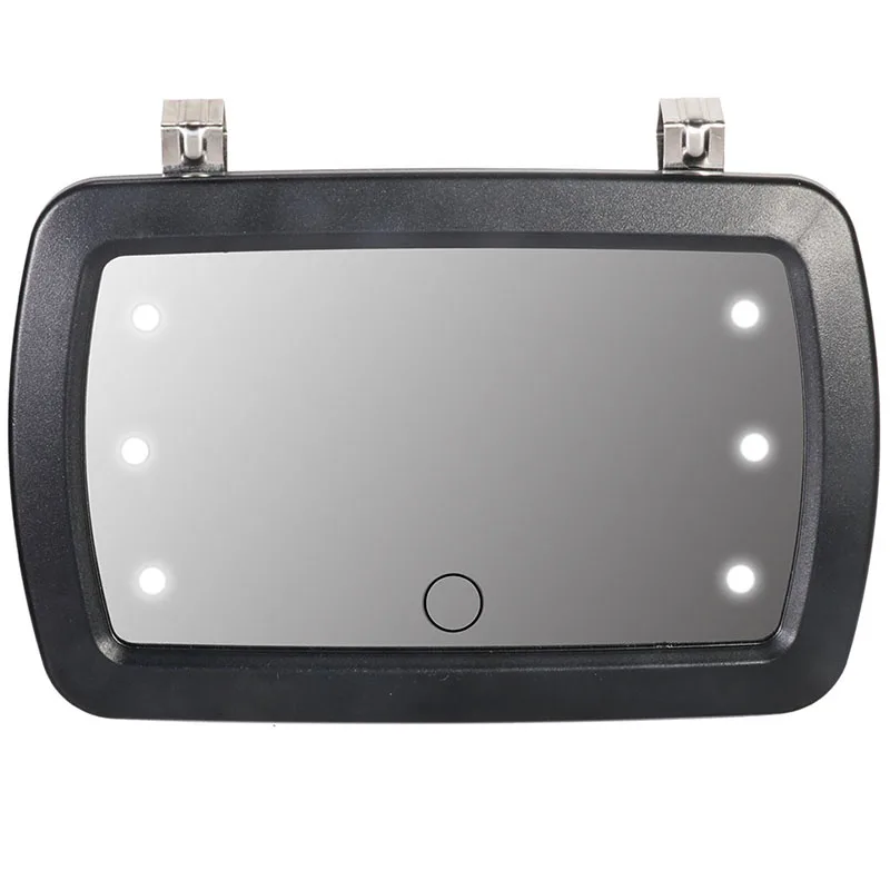 

Car Sun Visor Mirror, Makeup Sun-Shading Cosmetic Mirror, Vanity Mirror, Automobile Make Up Mirror with Six LED