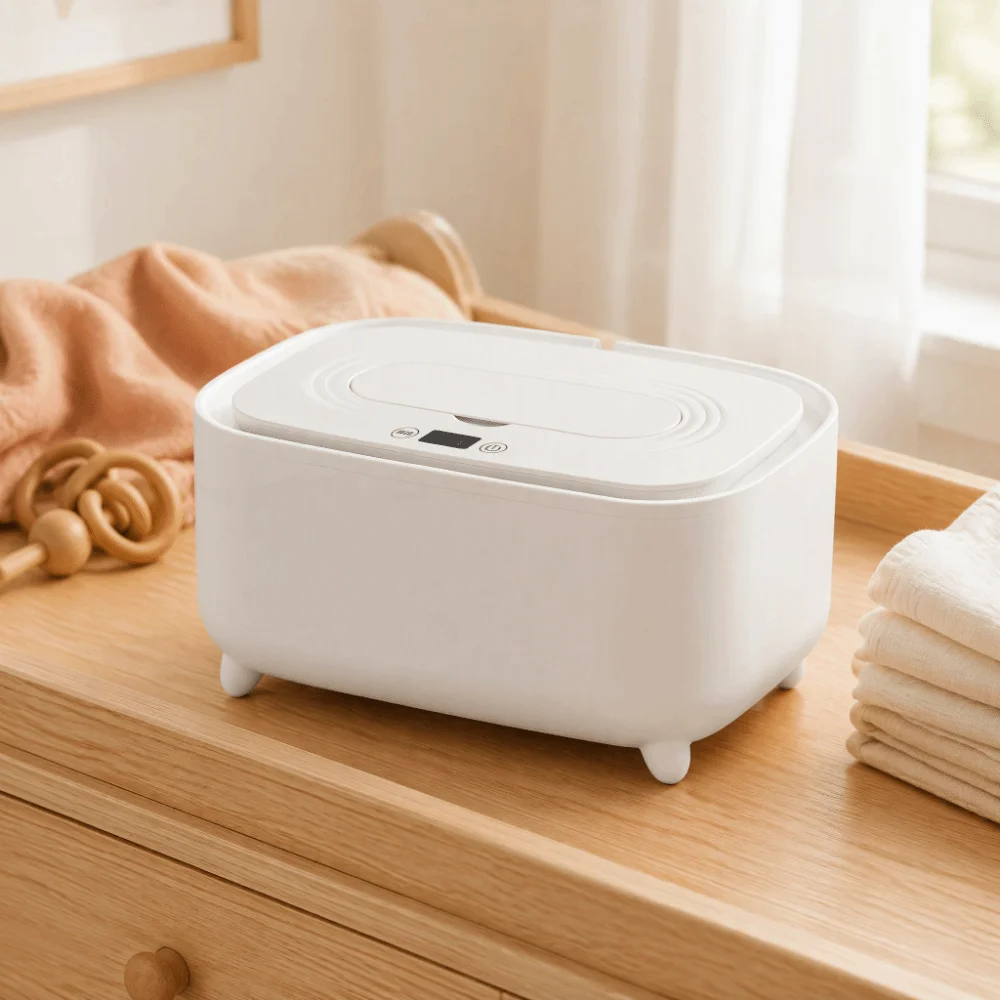 Adjustable Temperature Baby Wipes Warmer Portable Lightweight Wipes Heater Warmth Constant Temperature Wet Tissue Heating Box