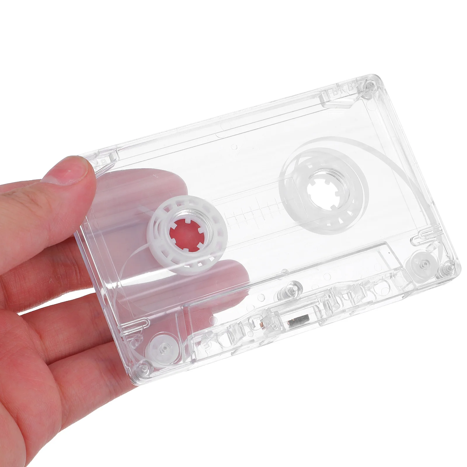 

4 Pcs Storage Box Clear Plastic Cassette Holder Retro Design Durable Craftsmanship Lightweight Portable Audio Tape