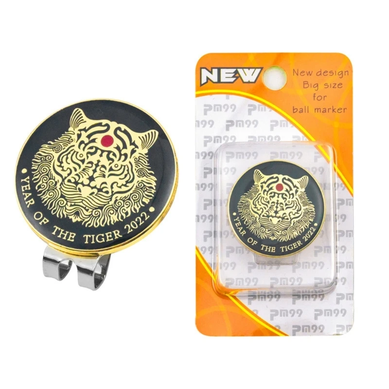 Golfhoed Clip Ball Marker Houder voor Heren Dames, Accessoires voor golftrainingshulpmiddelen