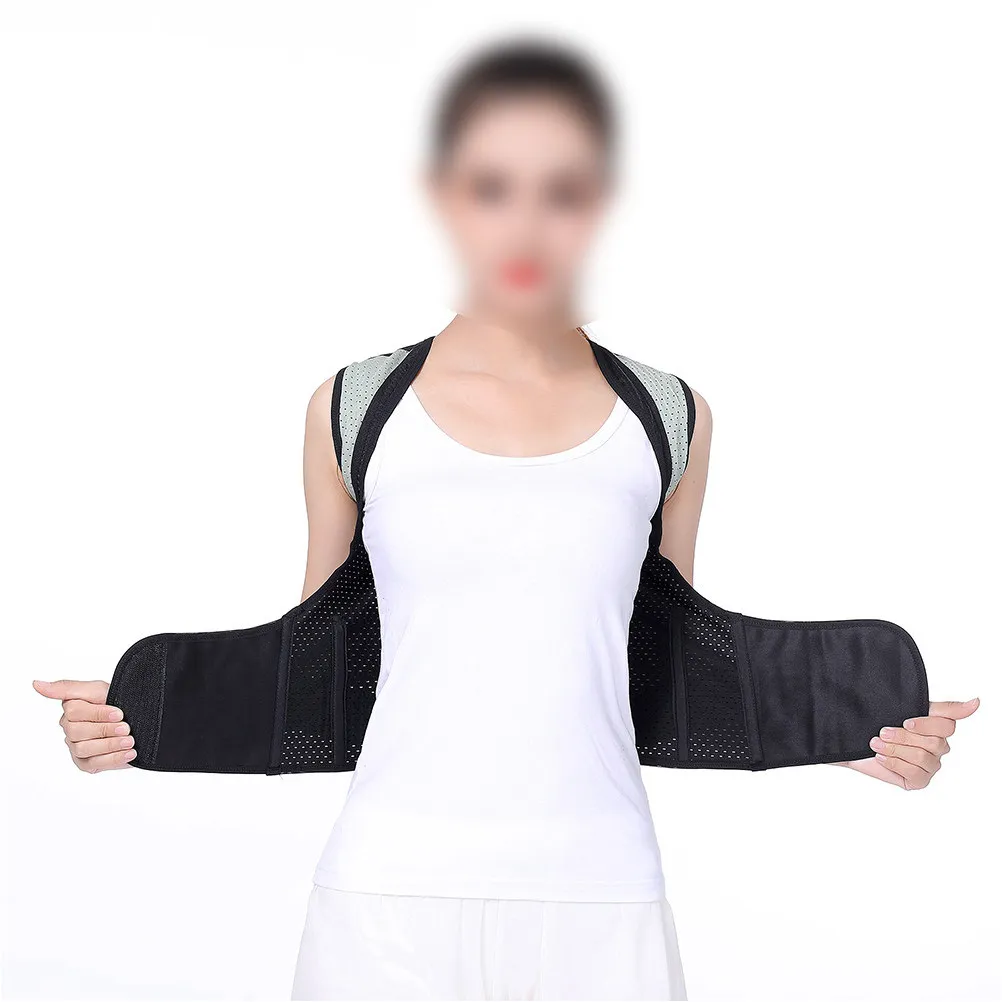 

Breathable Humpback Corrector Back Belt Size Xs Posture Correction Sitting Support Back Shoulder Belt Lightweight Comfortable