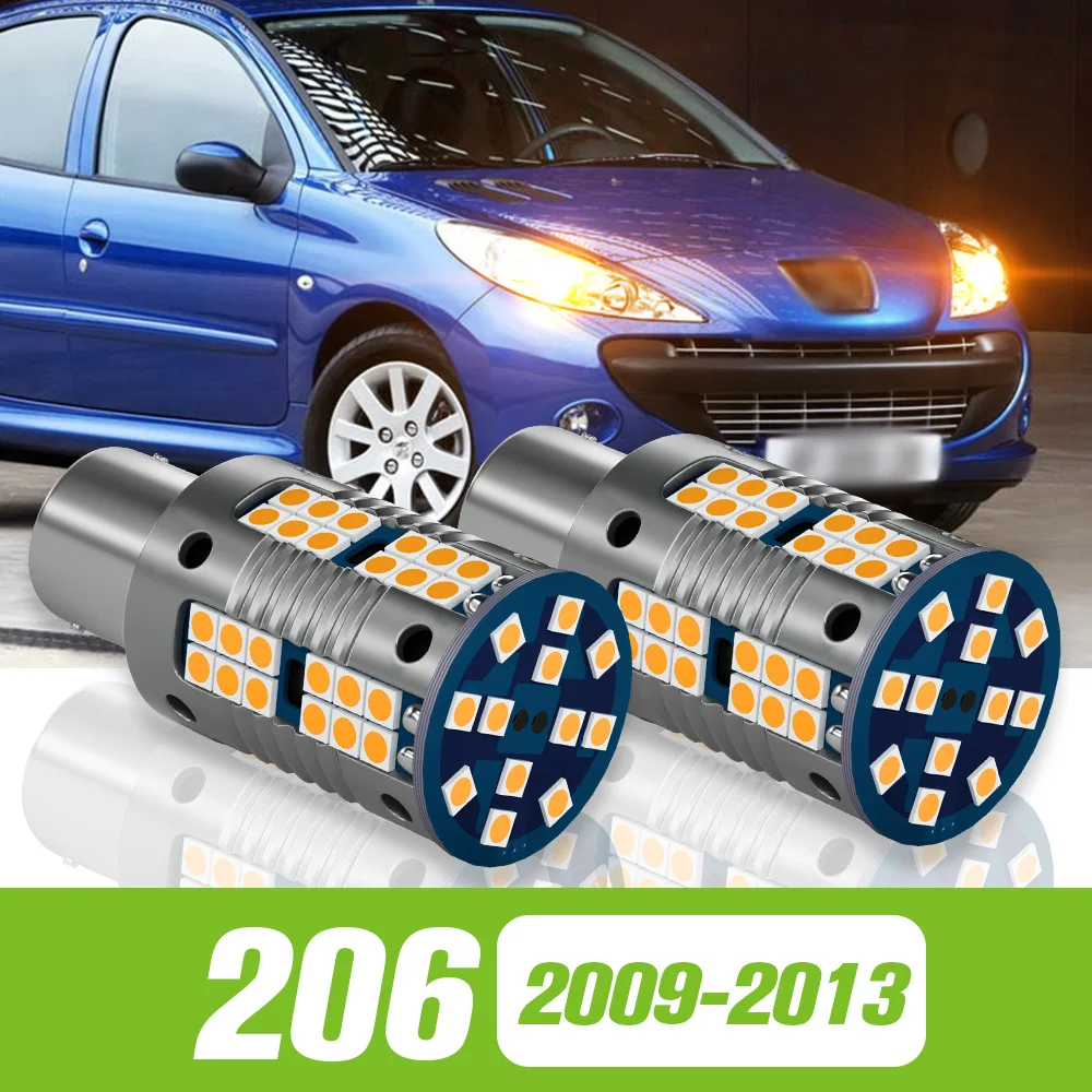 

2pcs For Peugeot 206 2009-2013 LED Turn Signal Light Turning Lamp 2010 2011 2012 Accessories