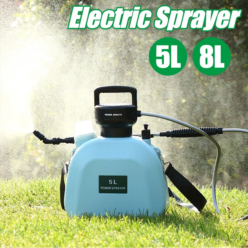 

Electric Sprayer Spray Gun Rechargeable Garden Automatic Sprinkler Portable Watering Can Sprayer Bottle Irrigation Tool 5L 8L