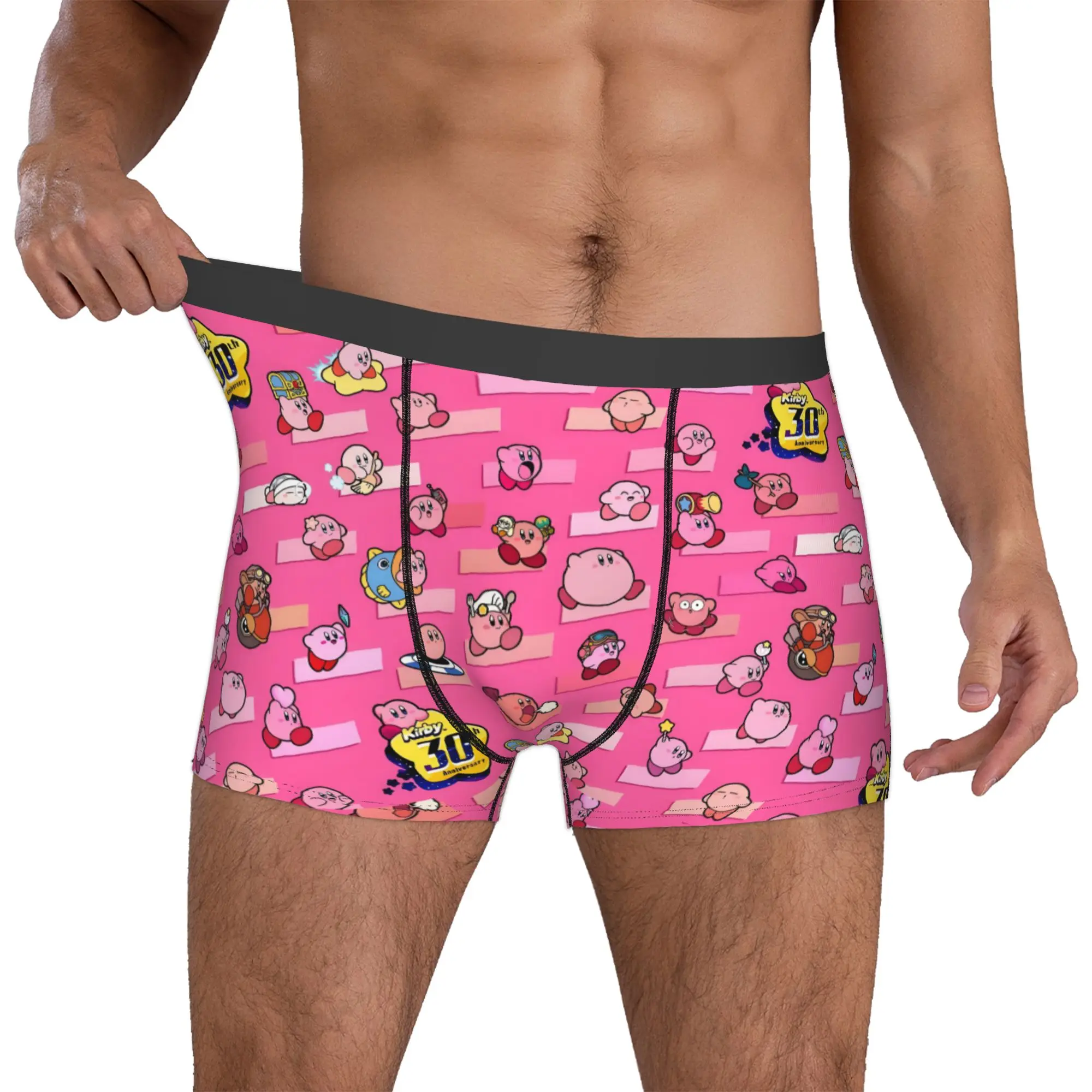 

Custom Super Star K-Kirbyes Comics Boxers Shorts Men's Briefs Underwear Funny Underpants