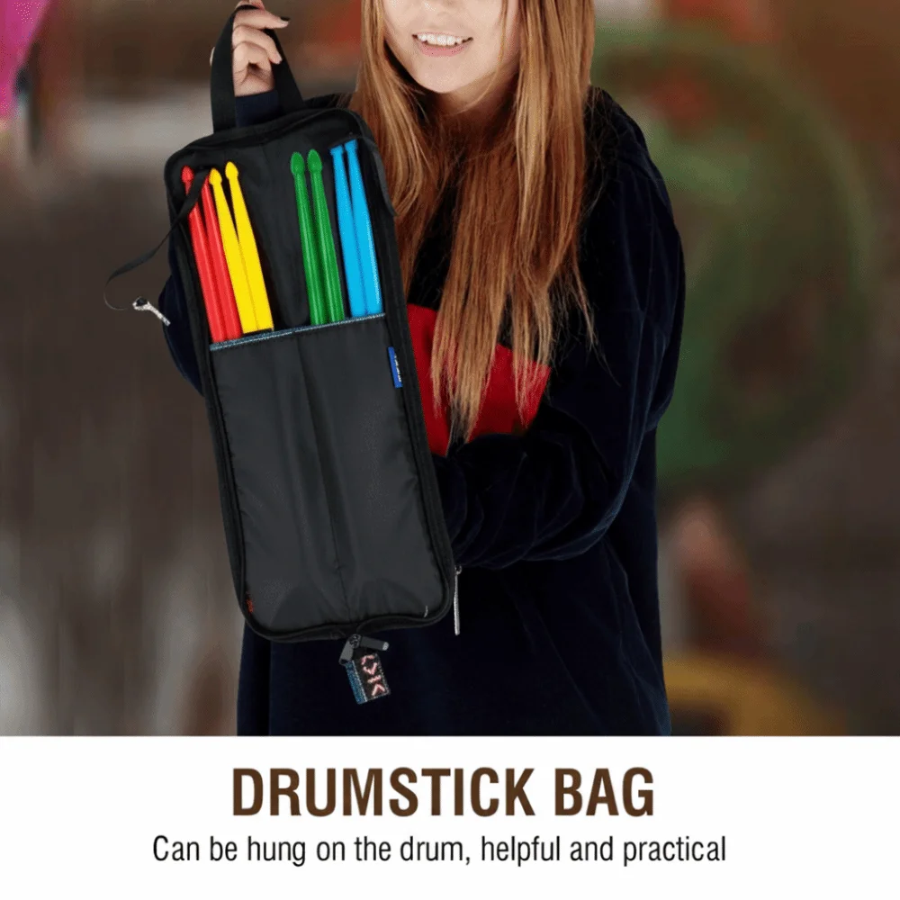 Colorful ​Drum Stick Bag​ Portable Hanging Bag​ ​With Handle​ ​Drumstick Case​ National style ​Drum Stick Holder​