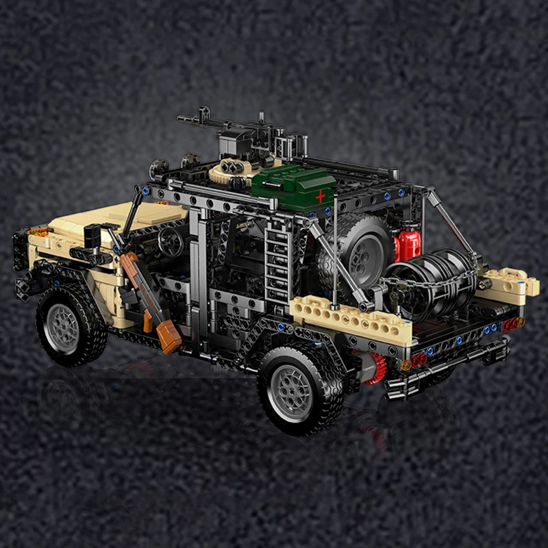 Voiture d'assaut spéciale technique de haute qualité, MOLD KING 20041, blocs de construction, camion militaire tout-terrain, Puzzle, jouet à monter soi-même, cadeaux d'anniversaire
