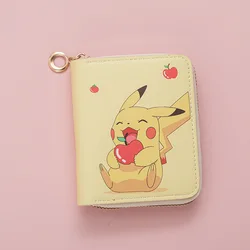 Pikachu Wallet Card Holder Cartoon Anime Girls Wallet Gift Anime Pokemon