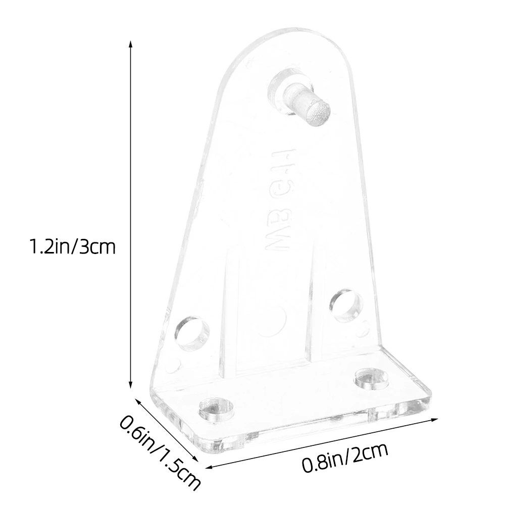 

12 pcs Blind Holder Clips 1 Inch Clear Pom Material Easy Install For Horizontal Roller Mini Blinds Shades Windows Doors Home