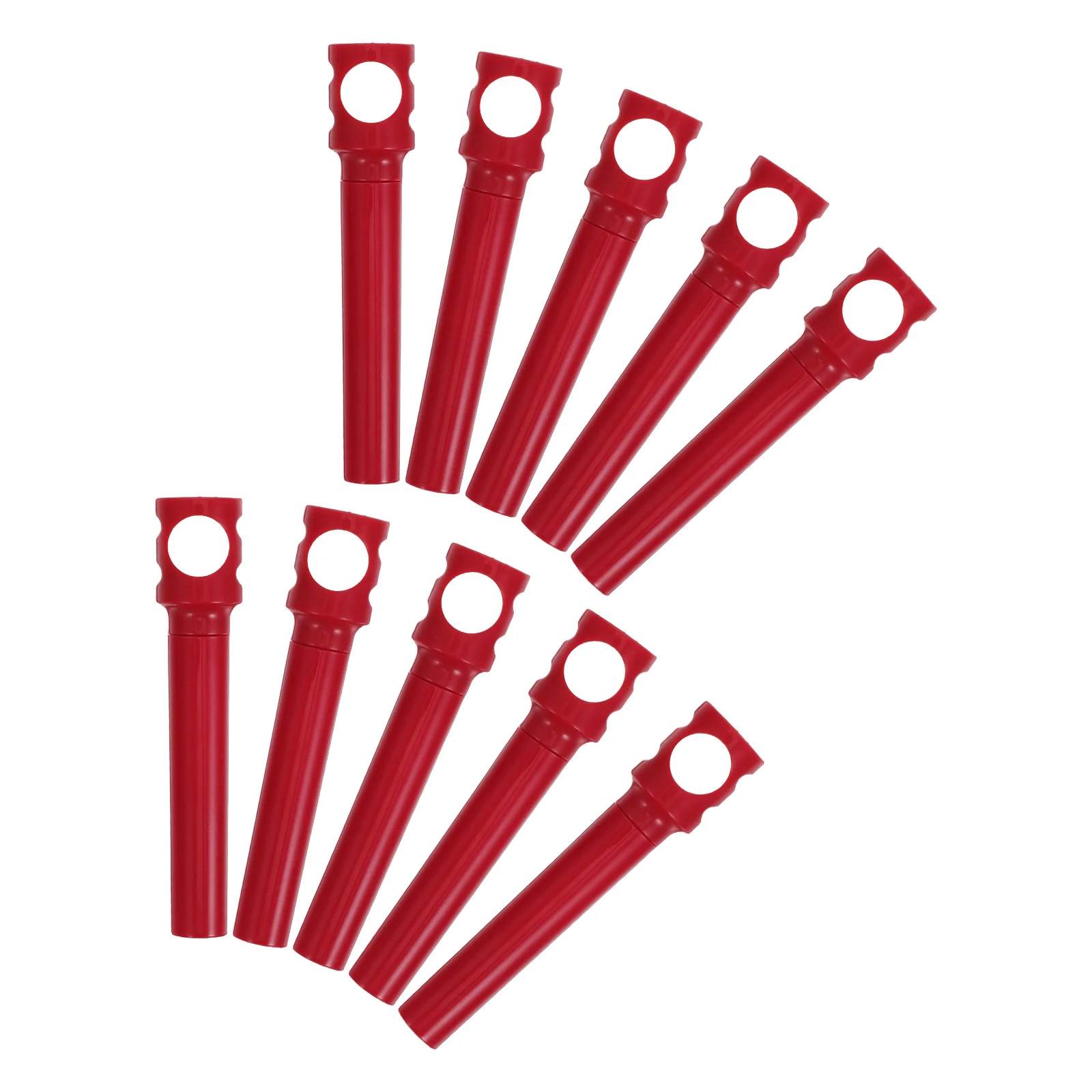 

10Pcs Red Wine Bottle Opener Portable Manual Pocket Corkscrew Plastic Wine Tools Bar Accessories for Restaurant Camping