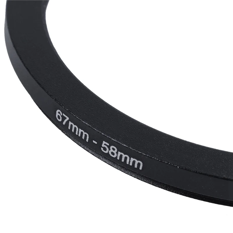 CEA 2Pcs 67Mm-58Mm 67Mm To 58Mm Black Step Down Ring Adapter For Camera