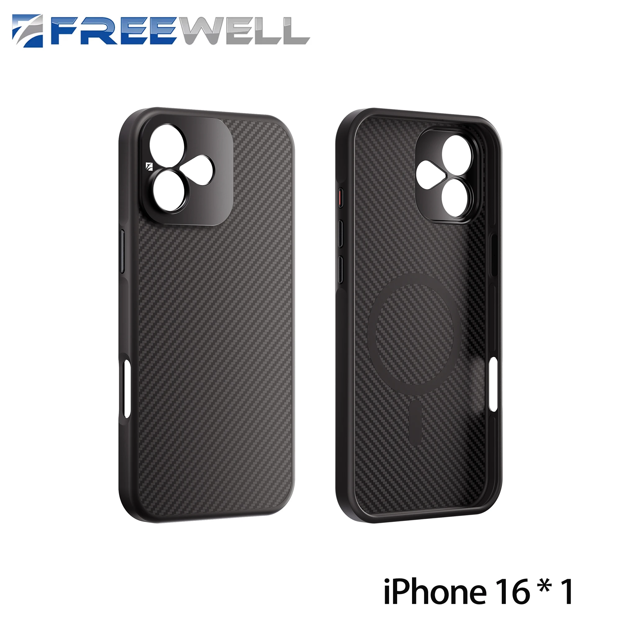 Freewell 17mm Mount iPhone Case voor iPhone 17/16/15/14/13 Pro & Pro Max Telefoon Case Compatibel Fotografische Lens Filter Accessorie