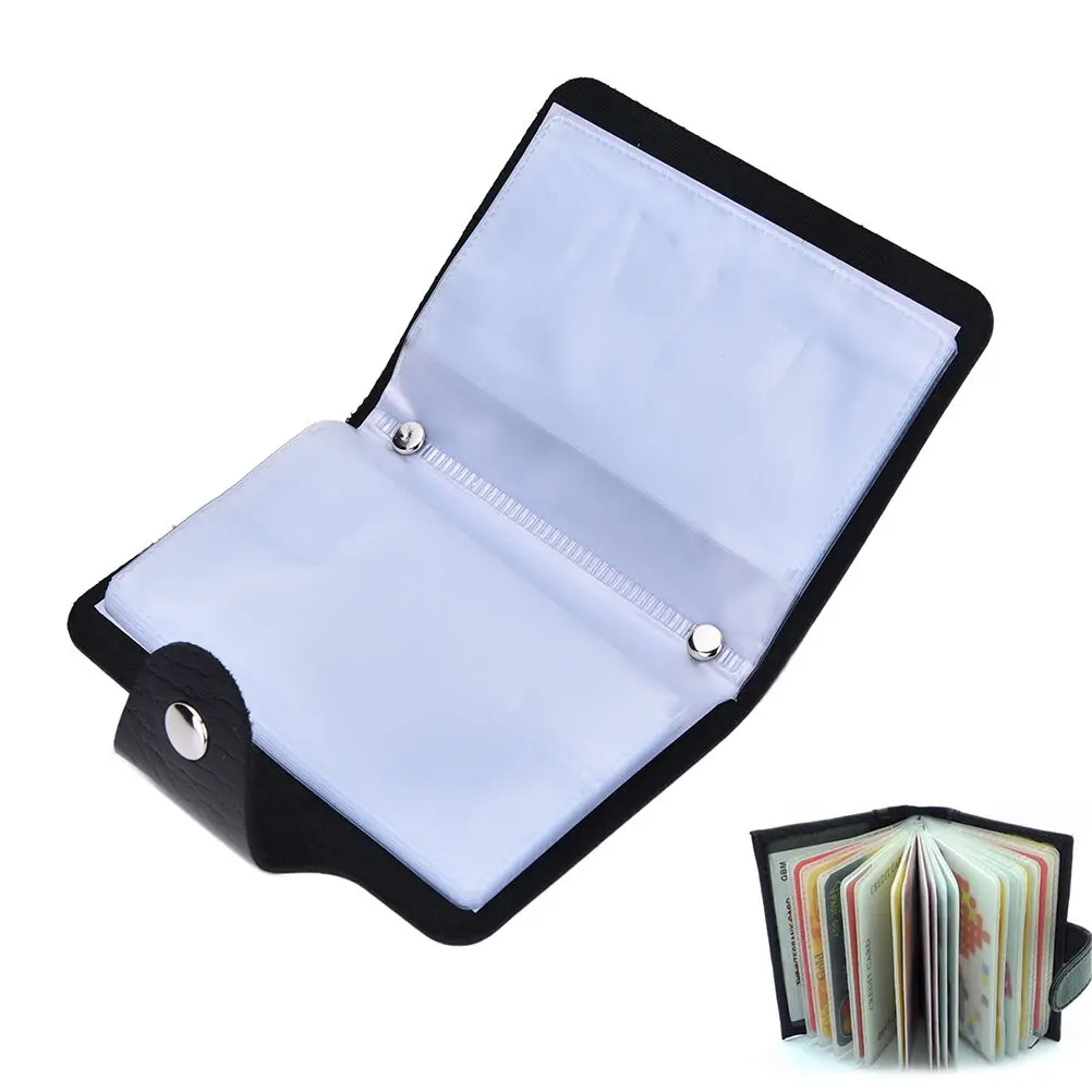 NEW 2020 Business Card Holder Women/Men ID/Credit Card Holder Card Wallet PU Leather Function Card Case