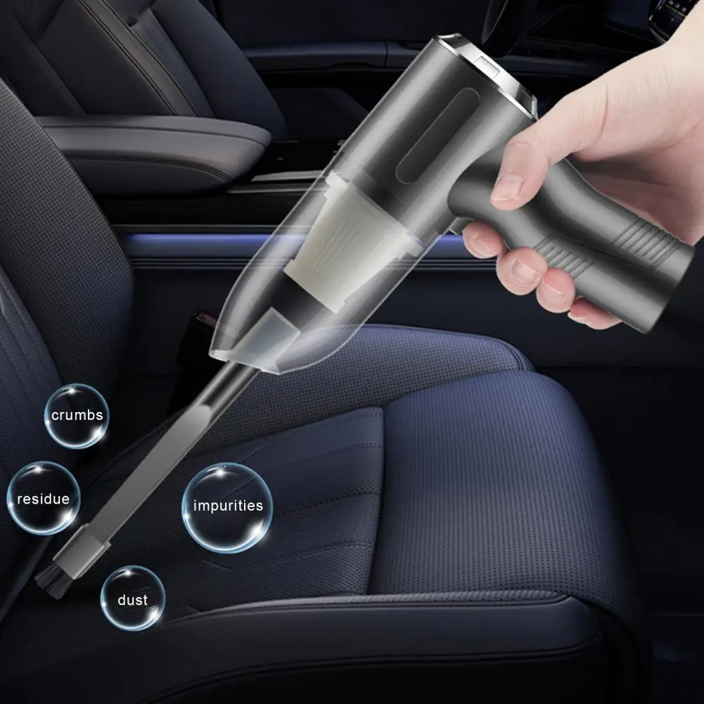 Wireless Car Vacuum Cleaner 10000Pa 120W Cordless Handheld Auto Vacuum Home & Car Dual Use Mini Vacuum Cleaner Car Accessories