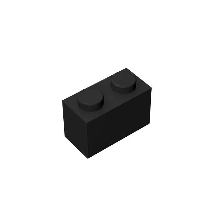 Gobricks GDS-532 Ziegel 1 x 2, ohne Bodenrohr, kompatibel mit Lego 3004 3065 35743, Kinder-DIY-Teilen