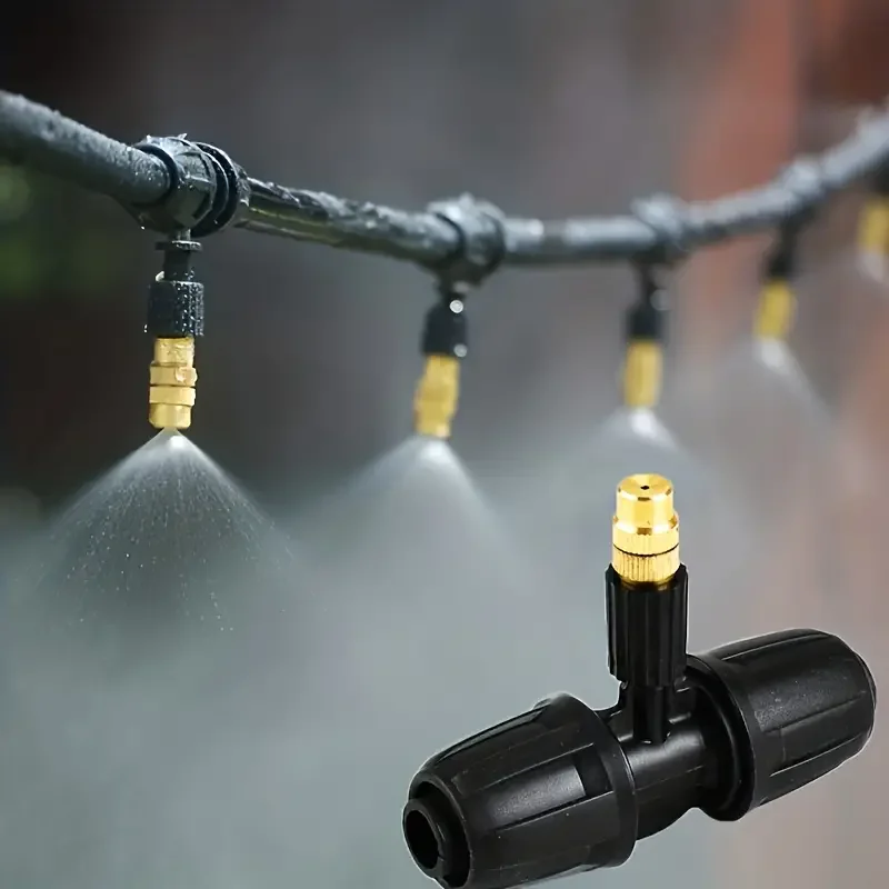 Lot de 5 buses d'arrosage automatiques pour la maison, buses atomisantes pour pulvérisation de plantes, réduction de la poussière, arrosage de jardin, avec minuterie
