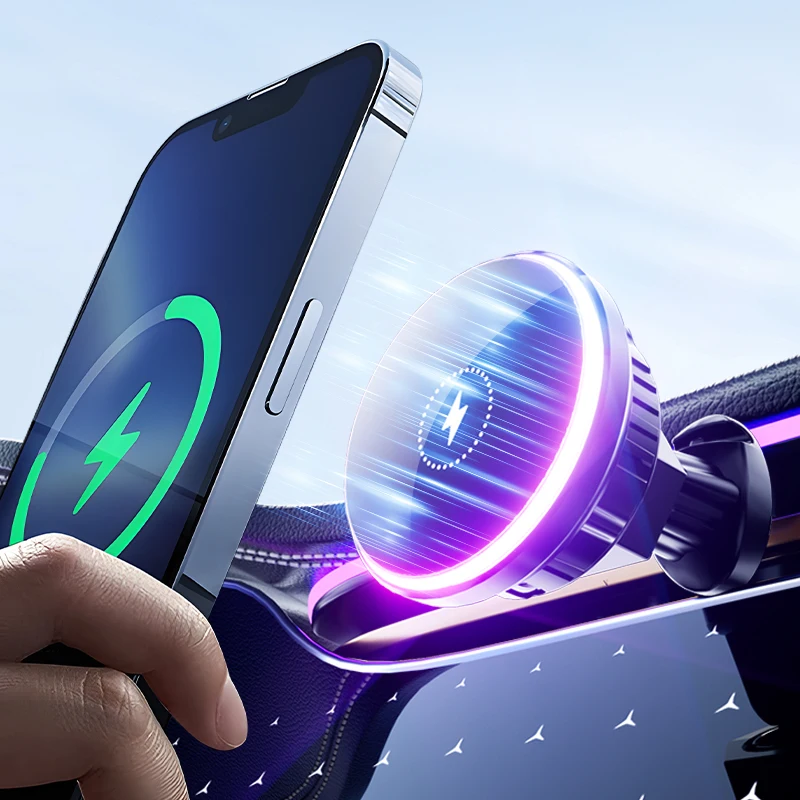 STLF Clrak لسيارة رينج روفر S20L شحن لاسلكي جديد لوضع هاتف السيارة هوك النسر الفم باك المغناطيسي شفط ترقية تعديل #5