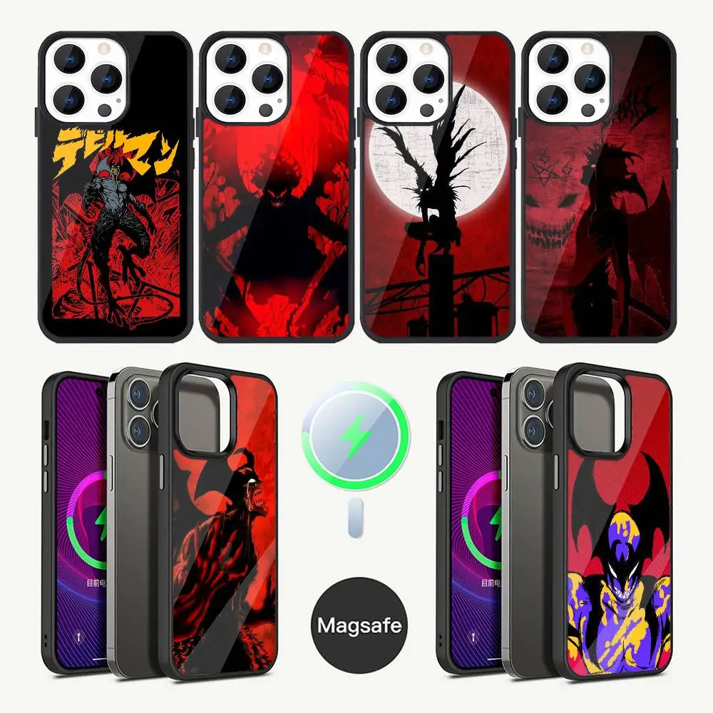 

D-Devilman C- Crybaby Phone Case For iPhone 16,15,14,13,12,11,Plus,Pro,Max Mini Magsafe Magnetic Wireless Charging