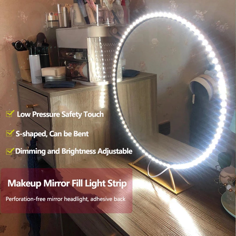 Strisce LED USB DC 5V 2835 bianco bianco caldo LED Strip Light TV sfondo illuminazione nastro Home Decor lampada 1- 5m LED String Light