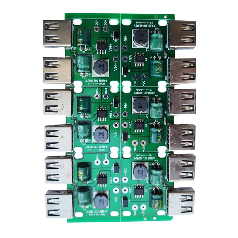 

Hot-5PCS Solar Panel Charger Power Bank 5V 3A Dual USB Charge Voltage Controller Regulator Stabilizer Charger