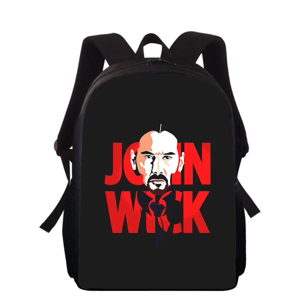 

John Wick Film 16" 3D Print Kids Backpack Primary School Bags for Boys Girls Back Pack Students School Book Bags