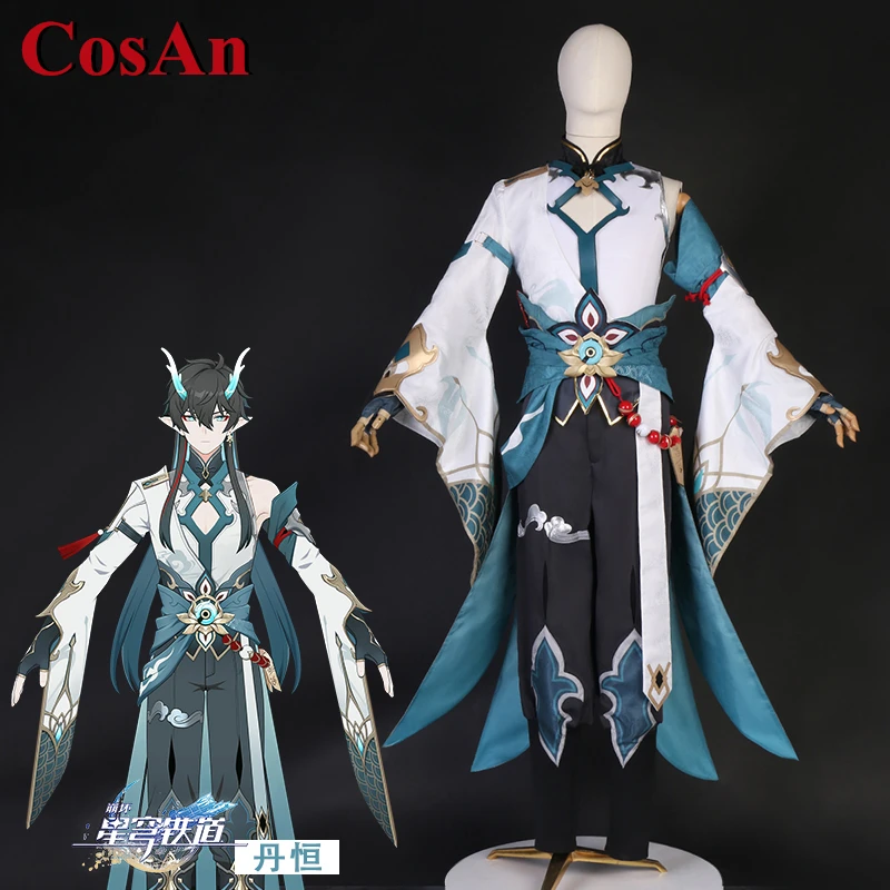 

CosAn Game Honkai: Star Rail Dan Heng Cosplay Costume Drink The Moon Dragon King Battle Uniform Activity Role Play Clothing