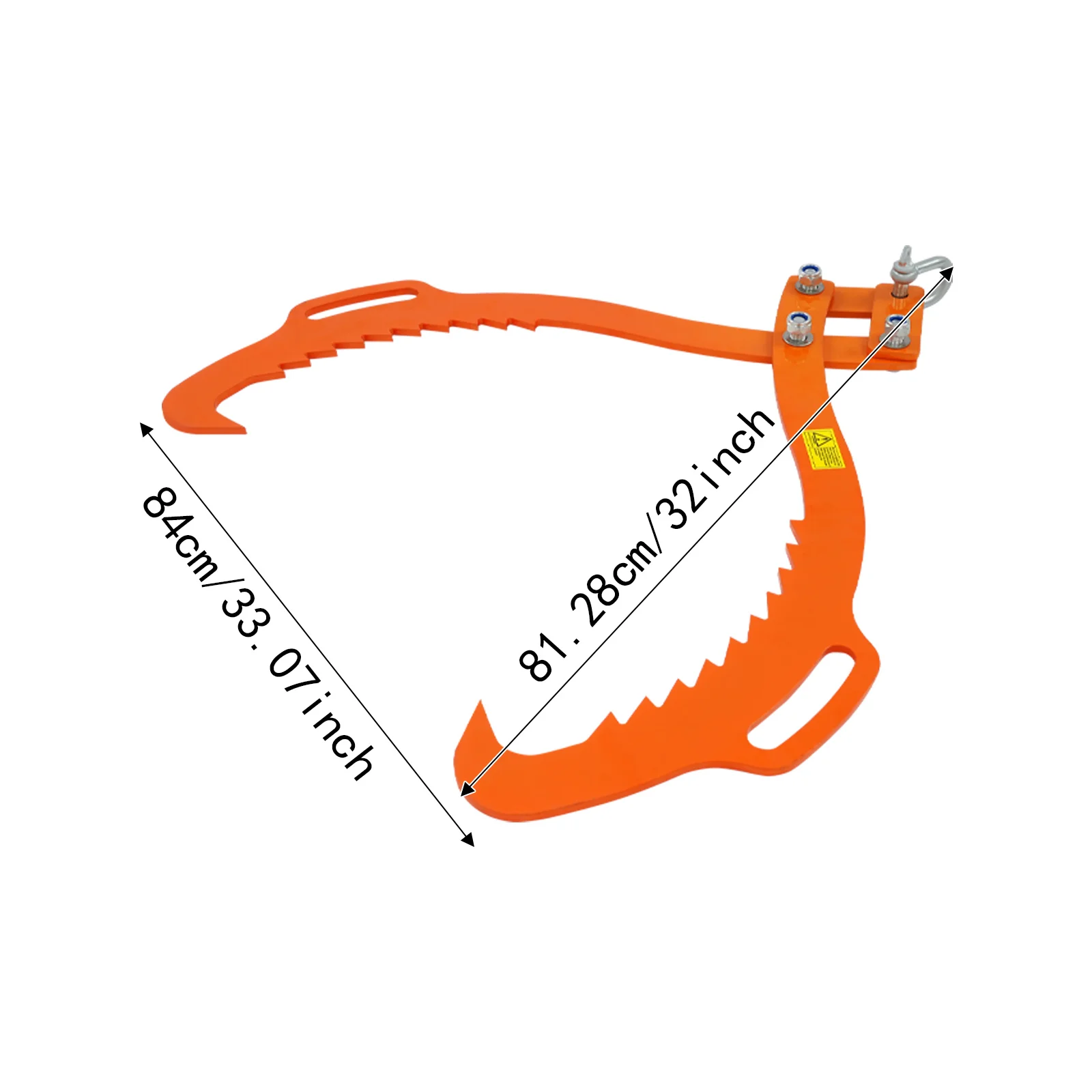 مخلب هوك الثقيلة الأخشاب رفع المشبك هوك سجل رفع ملقط الثقيلة تسجيل المنتزع لبناء مزرعة الغابات #6