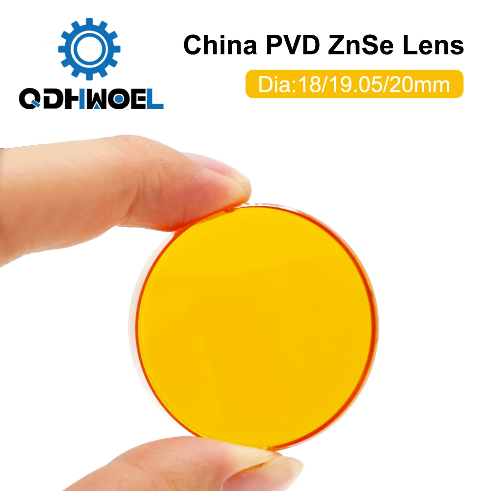 Cina Lente di messa a fuoco laser CO2 ZnSe Dia.18 19,05 20 mm FL38.1 50,8 63,5 101,6 127 mm 1,5 - 4 "per macchina da taglio per incisione laser