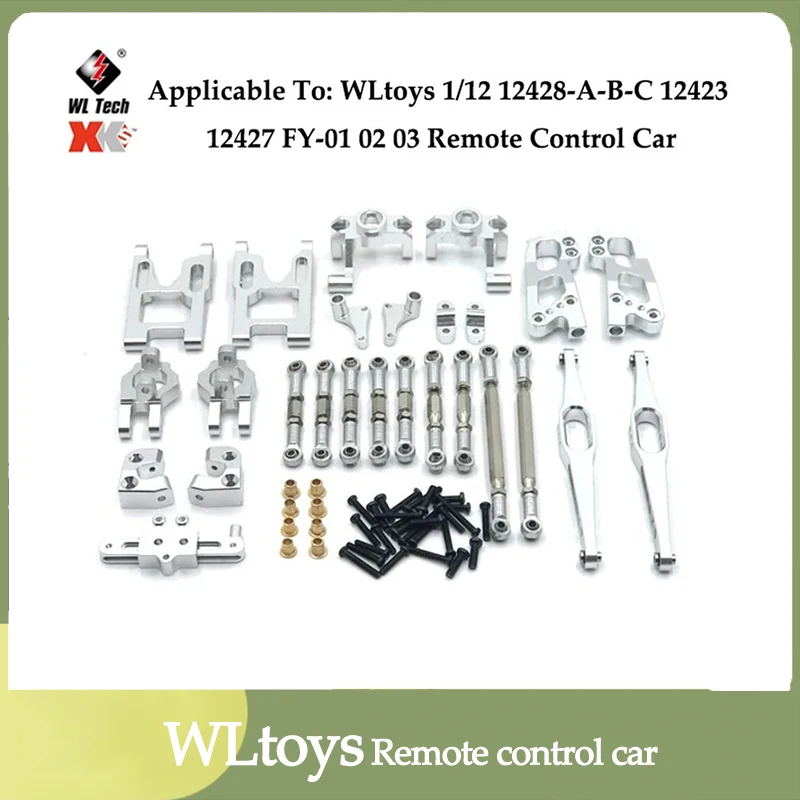 Amortiguador Delantero Y Trasero De Aluminio Para Coche Teledirigido, Piezas  Mejora Para WLtoys 12429,12428, 12423, FY 03 1/12