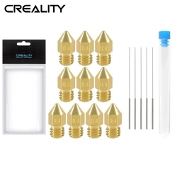 10Pcs 0.2mm 3D Printer Nozzles MK8 Extruder Nozzles for Creality Ender 3/3 Pro/3 V2, Ender 5/5 Pro, CR-10/10S