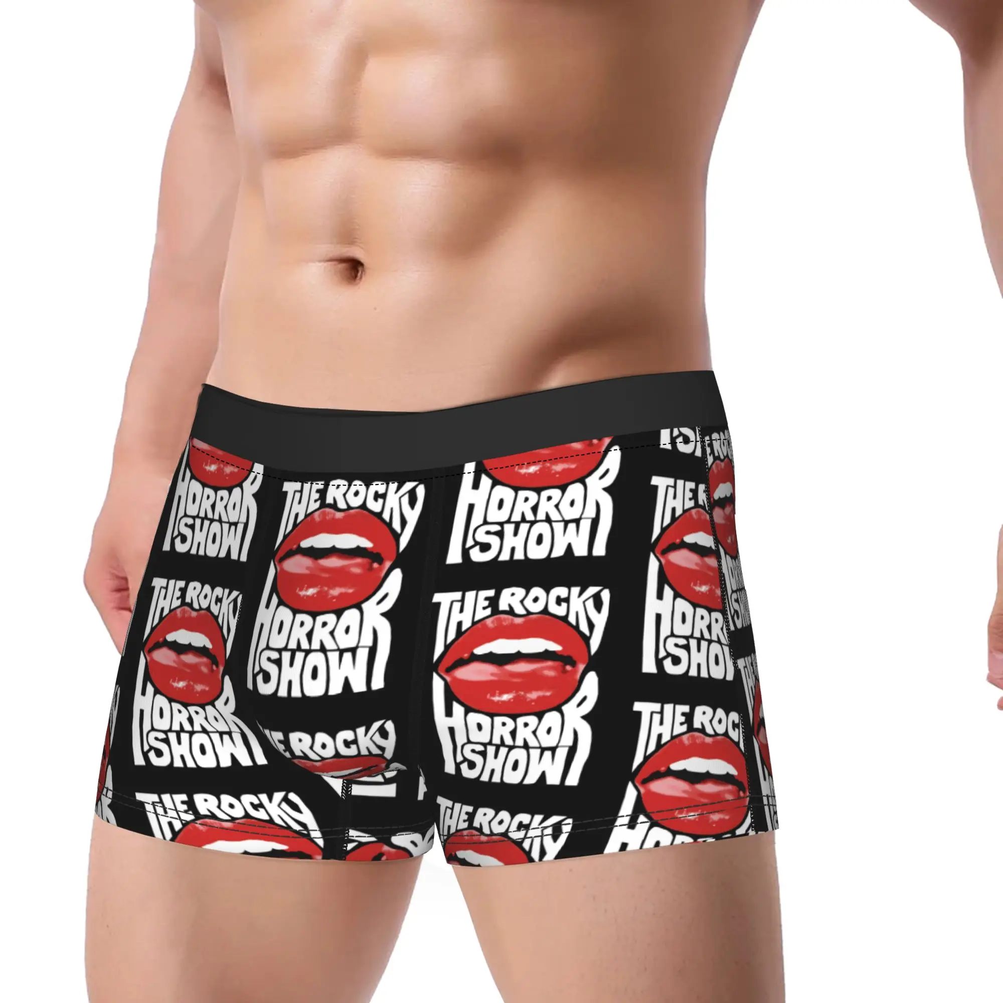 Rocky Horror Show  The Rocky Horror Picture Show Underpants Homme Panties Male Underwear Print Shorts Boxer Briefs