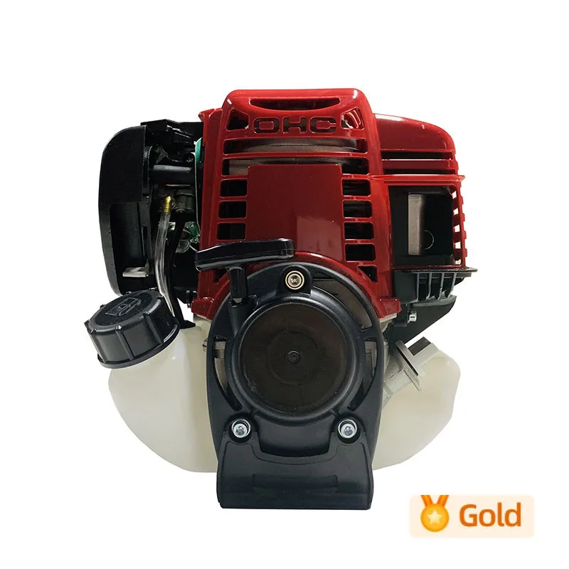 GX35 4 Stroke Gasolina Motor, 4 Stroke Gasoline Engine, Cortador de escova com 35.8CC 1.3HP Power Tools