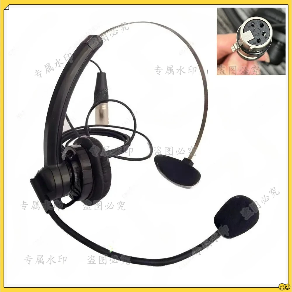 

Light Headband Headset with Microphone Intercom Headset XLR Connector 4 Pin /5pin for TELIKOU NE-11 Super HD102/HD101