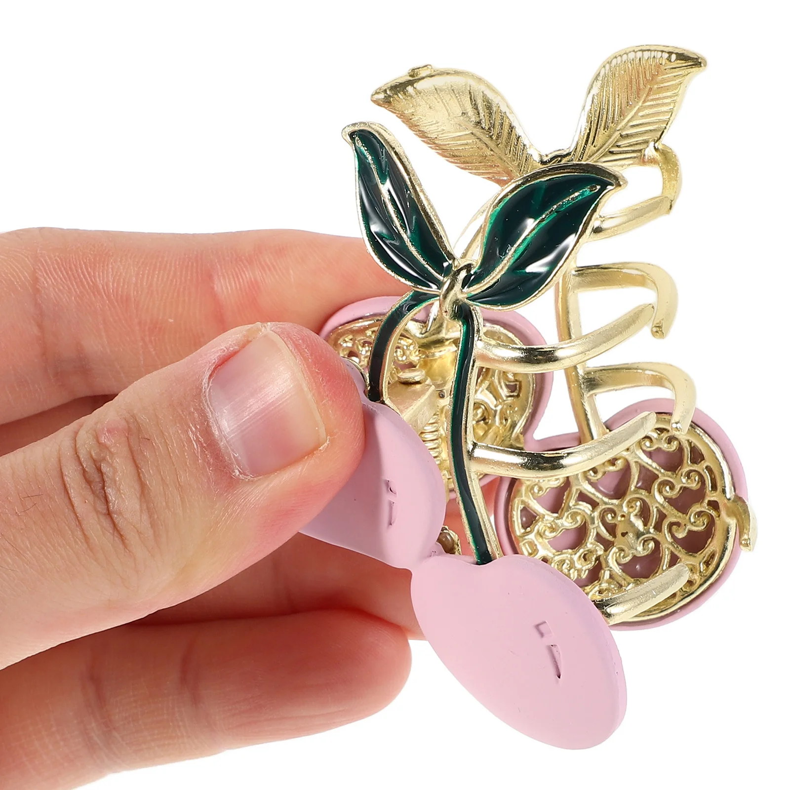 

Cherry Hair Claw Clip Novelty Hair Clamps For Women Girls Styling Durable Jaw Clips Ponytail Hairpin Accessories