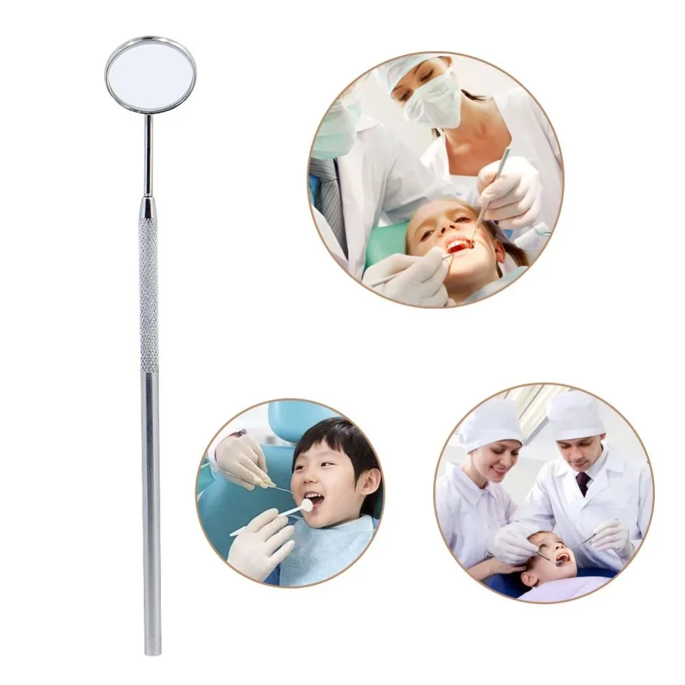 1pcs Dentistry Lab Lab Item Stainless Steel Dental Mirror Instruments Mouth Checking Eyelash for Dentistry Lab Dental  Products