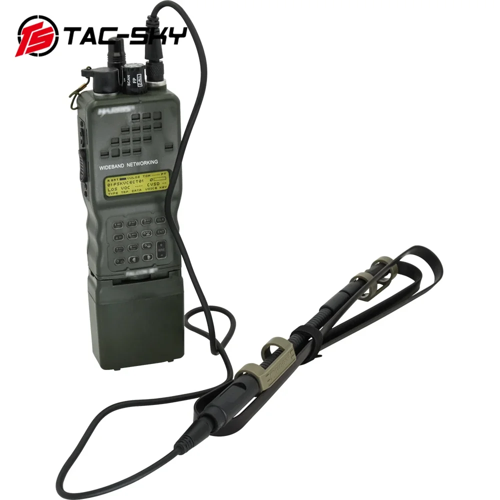 Auriculares tácticoss TS TAC-SKY Airsoft con antena PRC-148/152 - imagen 2
